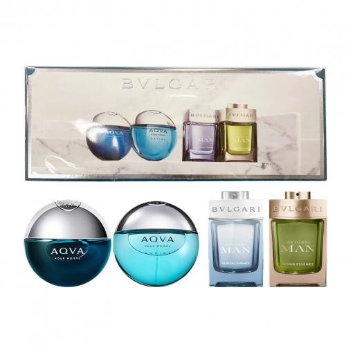 Bvlgari 4pcs Mini Gift Set For Him 5ml / 0.17oz - 4pcs Mini Gift Set